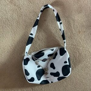 cow print purse